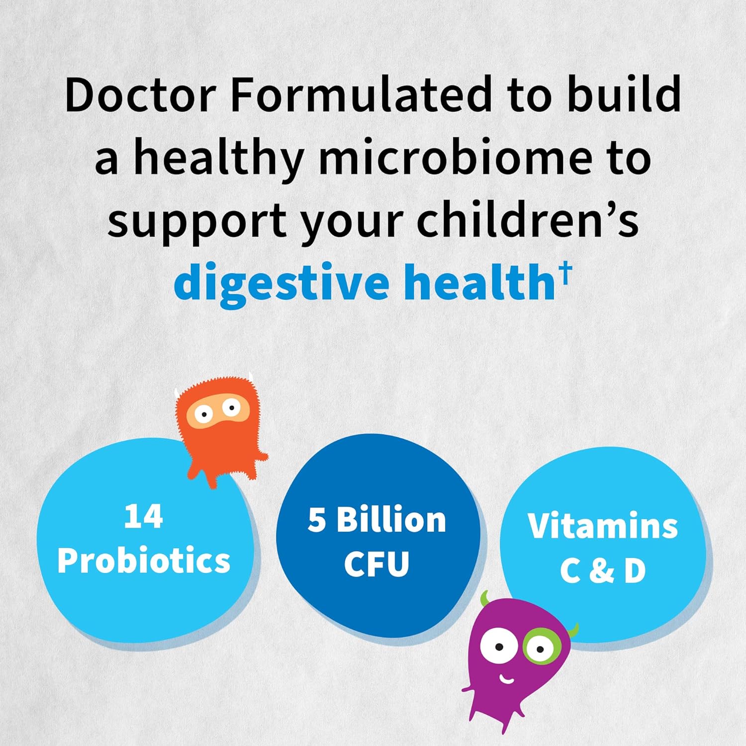 Dr. Formulated Probiotics Organic Kids+ Cooler Berry Cherry 30 Chewables