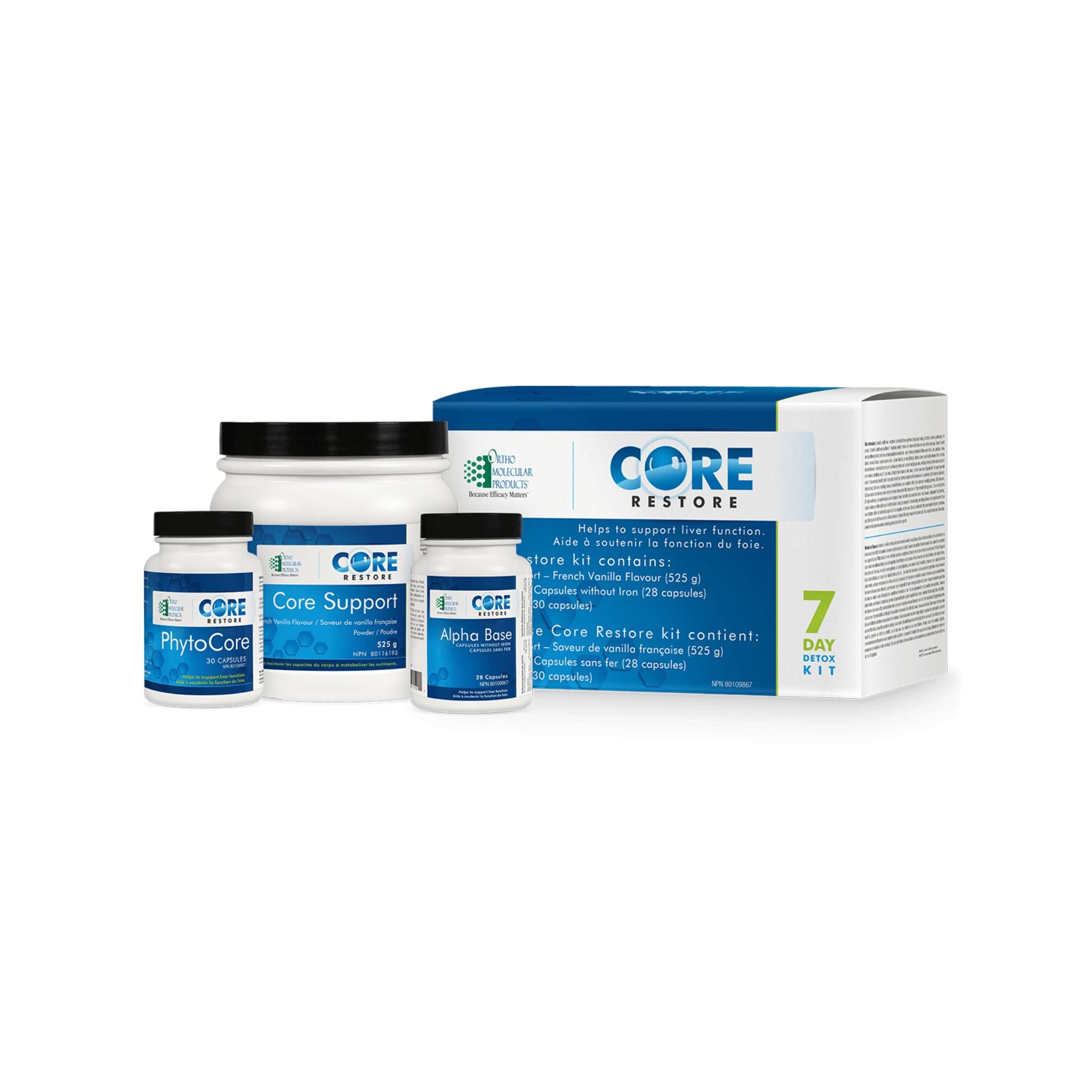 Ortho Molecular Core Restore® 7-Day Kit