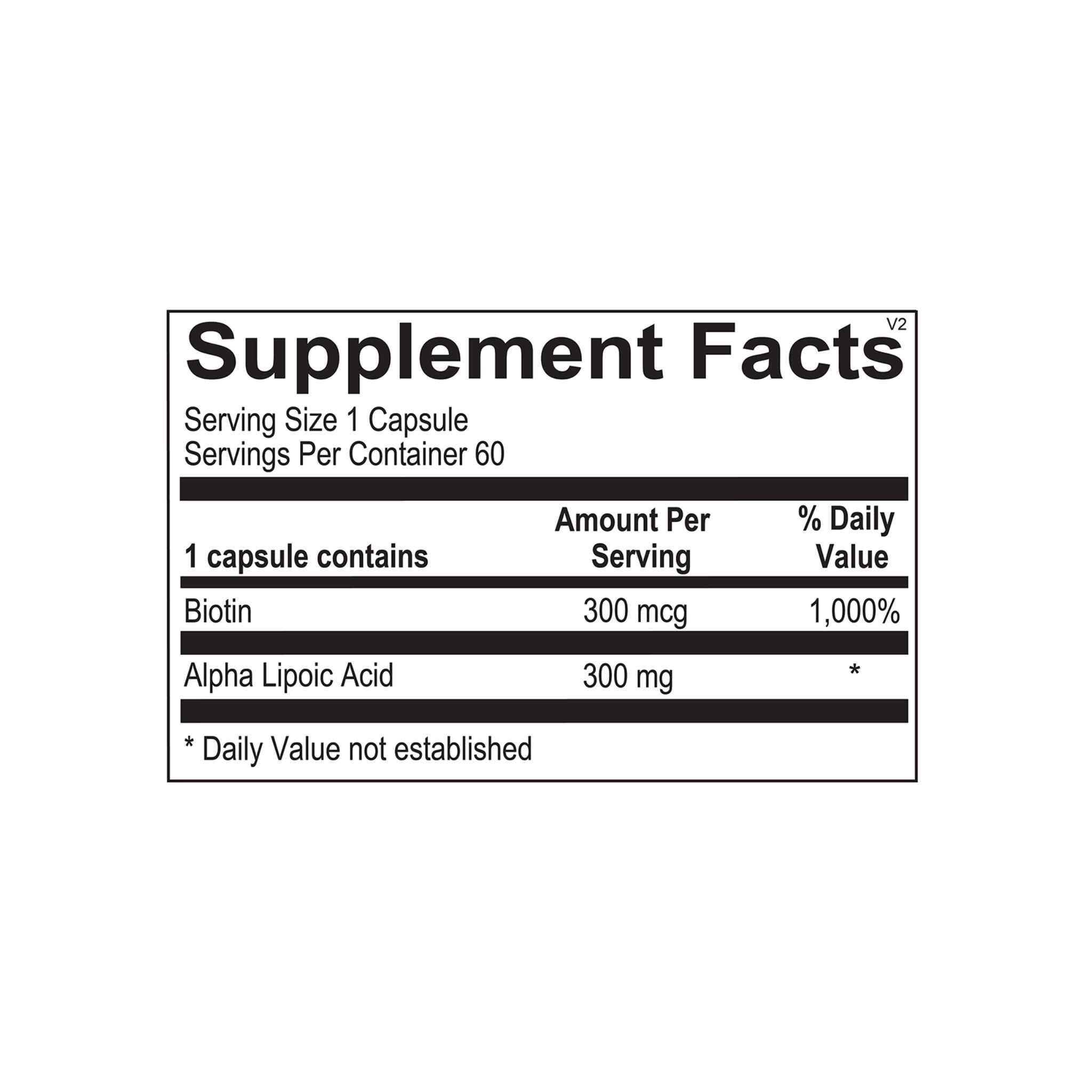 Ortho Molecular Lipoic Acid 300 mg