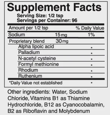 Palladium Lipoic Complex