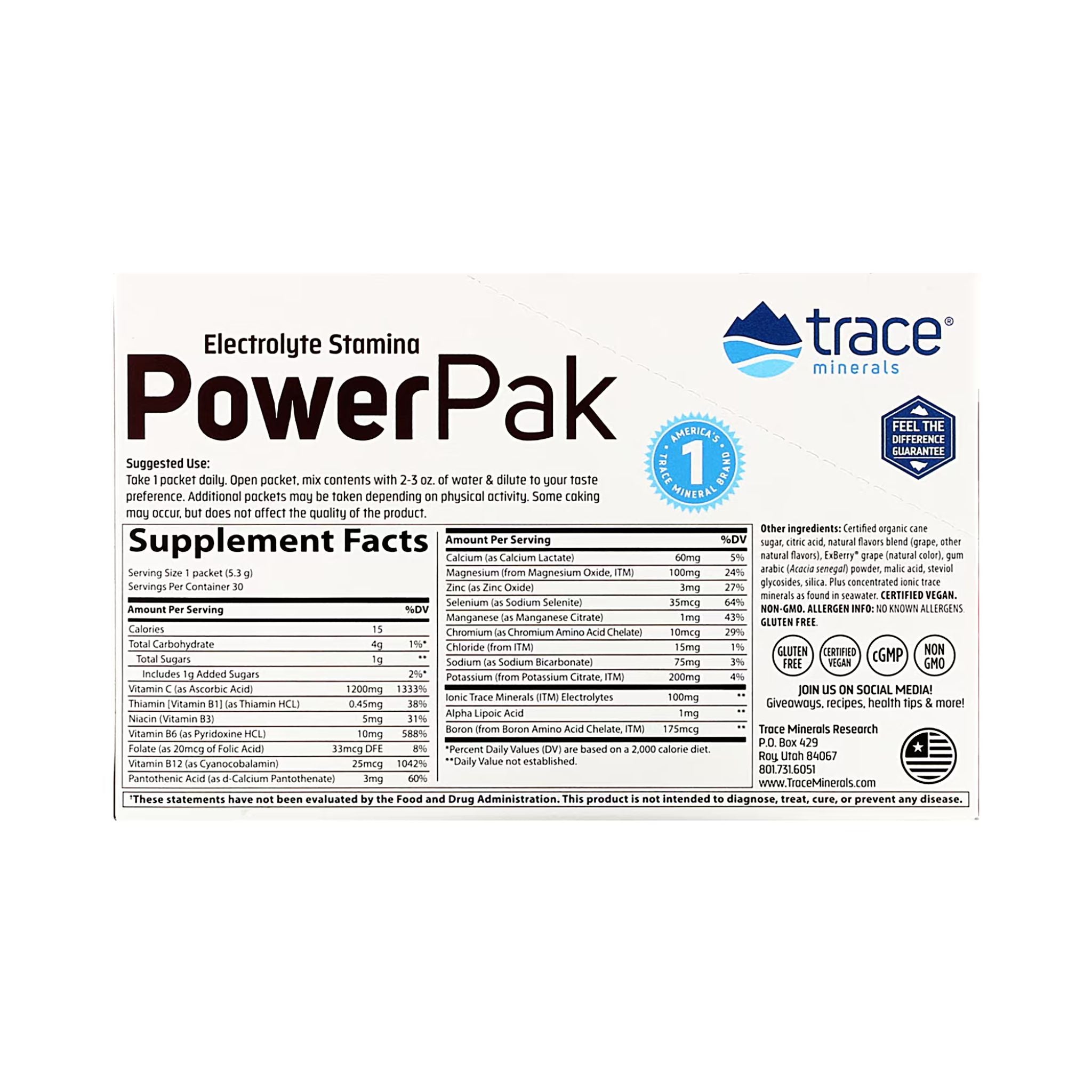Electrolyte Stamina PowerPak